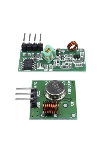 ROBİZ 433mhz Rf Alıcı Verici Modül Çifti Kablosuz Haberleşme Kumanda - Resim 3