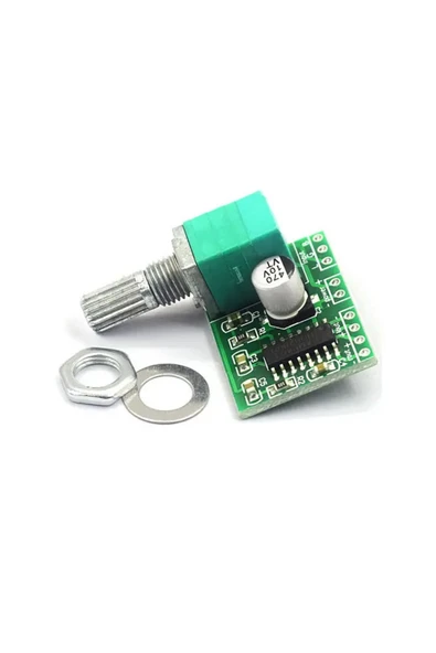 ROBİZ Ses Kontrol Potlu Pam8403 5v Mini Ses Yükseltici Class D 2x3w Amfi Kartı Stereo Dijital - 6