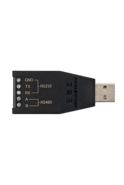 ROBİZ Amsamotion Usb To Rs232 / Rs485 Modül Kutulu Endüstriyel Tip Seri Port Sinyal Çevirici Haberleşme ürün görseli