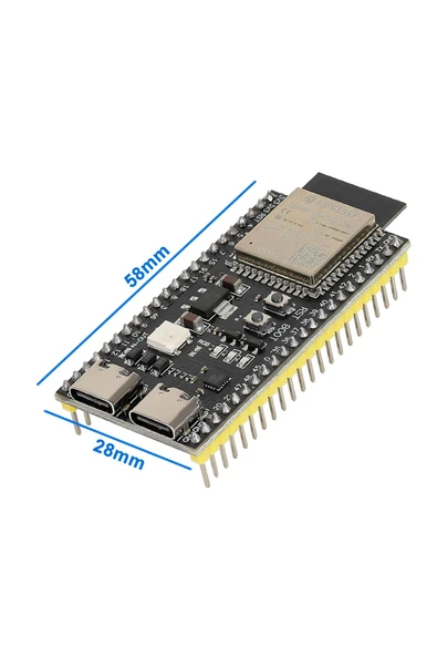 ROBİZ ESP32-S3-DevKitC-1 N16R8 Wifi Bluetooth 5 Modül Geliştirme Kartı ESP32-S3-N16R8 32 Bit Çift Çekirdek - Resim 3