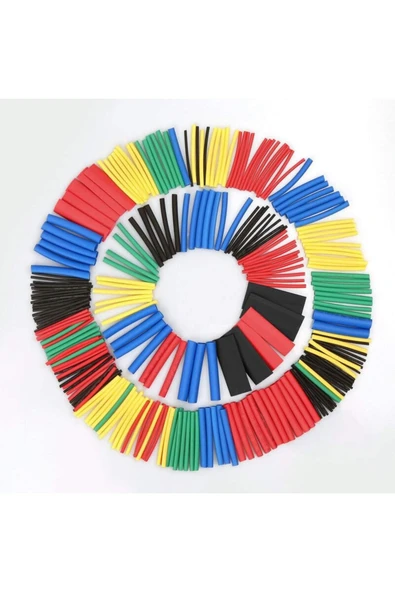 ROBİZ 328 Parça Makaron Seti Daralan Makaron Kablo Koruyucu Yalıtım Modern Tasarım 431550 - 2
