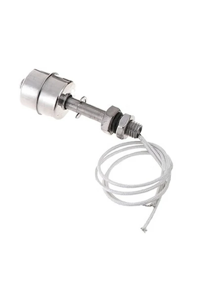 ROBİZ Metal Sıvı Su Seviye Sensörü 65mm Paslanmaz Çelik Şamandıra Mekanik Anahtar Kazan Kap Depo Tank - Resim 2