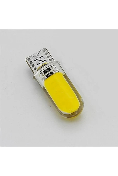 ROBA T10 Silikon Sarı Led Dc 12v Araba Aydınlatma Ampul Yan Park Lamba