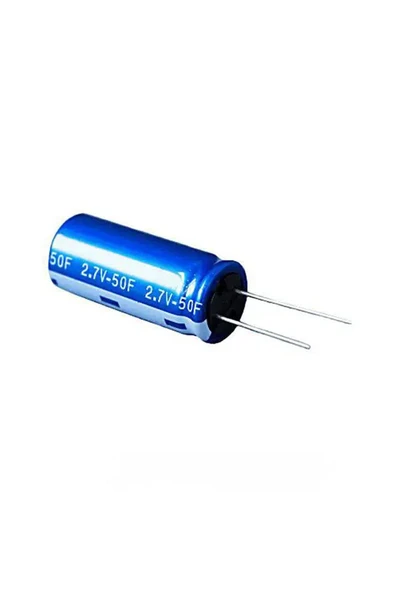 ROBİZ 50F 2.7V Süpercap 10x25mm DIP Süper Kapasitör Enerji Depolama Güneş Rüzgar Akü Batarya Güç - 3