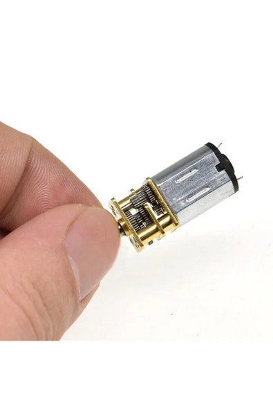 ROBİZ Ga12-n20 12v 300rpm Micro Dc Motor Dc 12v N20 Mini Metal Dişli Redüktör - 2