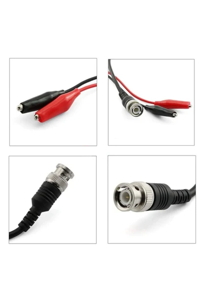 ROBA Bnc Krokodil Kablo Osiloskop Ve Sinyal Jeneratörü Probu Test - Resim 7