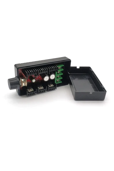 ROBİZ 40A 50V DC Motor Sürücü Kutulu Hız Kontrol Devresi 0/100% Pot Kontrollü Pwm Ayarlanabilir Voltaj - Resim 7