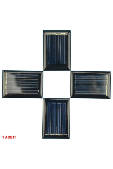 ROBİZ Güneş Pili 2V 50mA 34x50mm Solar Fotovoltaik Hücre Elektrik Üretici Panel Modül Pil Akü Batarya - 7