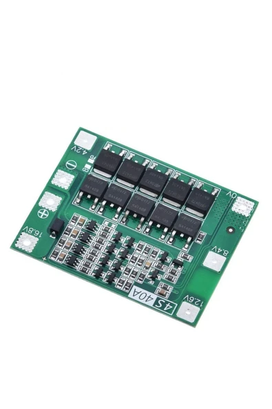 ROBİZ 4s 40a Lityum Batarya Bms Koruma Kartı Standart Versiyon Pil Li-ion 18650 16.8v - Resim 3