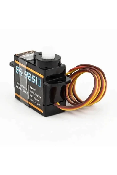 ROBİZ EMAX ES9251 II 4gr Dijital Servo Motor Mini Plastik Dişli 0.25kgcm Tork RC Uçak Drone Robot Kol