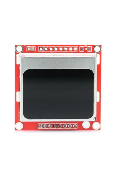 ROBİZ 5110 84x48 Lcd Modül  84 x 48 Pixel Grafik Lcd Display Ekran 5V Beyaz Arka ışık Gösterge Menü Resim