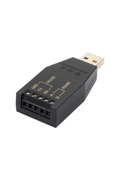 ROBİZ Amsamotion Usb To Rs232 / Rs485 Modül Kutulu Endüstriyel Tip Seri Port Sinyal Çevirici Haberleşme - Resim 6
