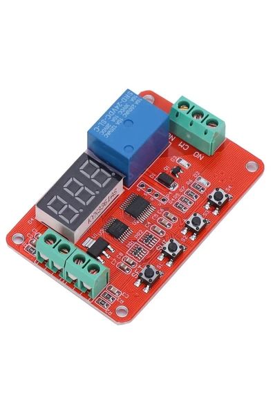 ROBİZ DVB01 DC12V Modül Voltmetre Şarj Deşarj Koruma Voltaj Aralık Karşılaştırıcı 220V 6A Röle Kontrol - Resim 3