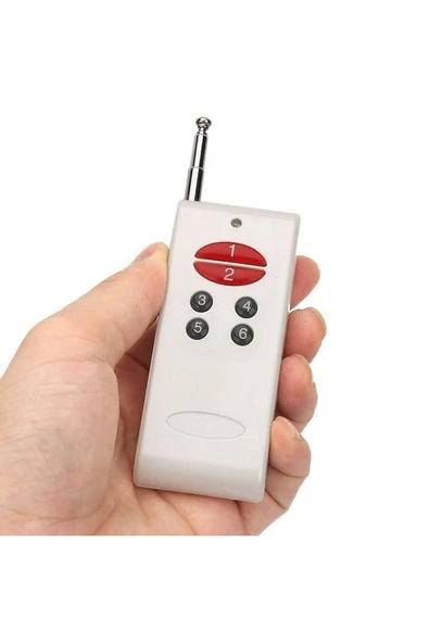 Alkatronik 6 Kanal 433Mhz Uzaktan Kumanda Garaj Otomatik Kapı Kepenk Bariyer Alarm Lamba Motor Kontrol Anahtar - Resim 2