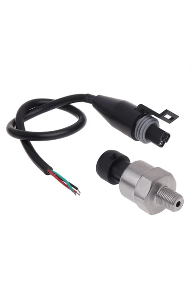 ROBİZ 500psi Basınç Sensörü 1/8" NPT Diş Paslanmaz Çelik Yağ Gaz Su Yakıt Tank Depo Lastik Hava Atmosfer - 2