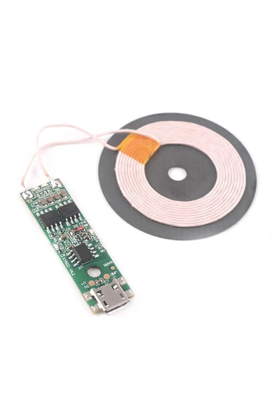 ROBİZ Kablosuz Şarj Modülü 5W 1A Mobil Akıllı Telefon Oyuncak Pil Şarj Transmiter Micro Usb Samsung Apple - Resim 4