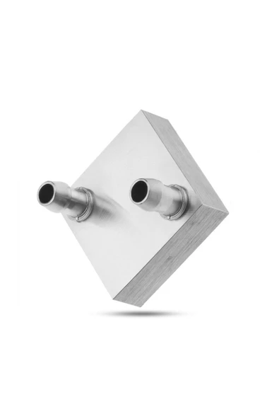 ROBAL 4x4cm Sıvı Su Aluminyum Soğutucu Blok 90 Derece Bilgisayar Cpu Grafik Gpu Anakart Xbox Lazer