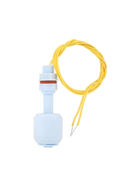 ROBİZ 52mm Dikey Tip Su Sıvı Seviye Sensörü Plastik 10w Nc Şamandıra Mekanik Anahtar Kazan Kap Depo Tank ürün görseli