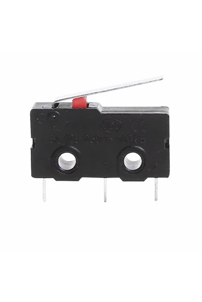ROBİZ KW11-3Z-B Micro Switch Anahtar  16mm Kol 5A 250V Kollu NO NC SPDT Sınırlayıcı Momentary Buton