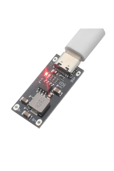 ROBİZ Ip2312 4.2v 3a Lityum Pil Yüksek Akımlı Şarj Devresi Tek Hücreli Li-ion Lipo Type-c Usb Giriş - Resim 3