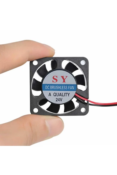 ROBİZ DC 24V FAN 40x40mm  0.1A 6000 Rpm 4x4cm Soğutucu Kuluçka Ekran Kartı Cooler Peltier