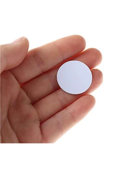 ROBİZ 125Khz 25mm Para Tip Rfid Manyetik Etiket Proximity Göstergeç Kart 125 Khz EM4100 Kapı Geçiş - Resim 2