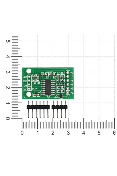 ROBA Hx711 Çift Kanal Ağırlık Sensör Modülü Basınç Tartı Load Cell 24bit Adc 128x Kazanç Pga Yükseltici - 8