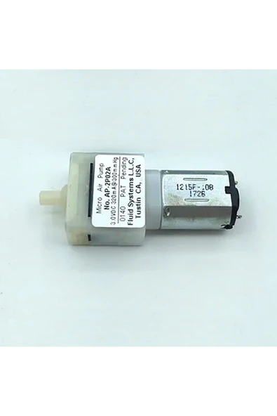 ROBİZ Micro Hava Pompası  3V 30KPa 0.3l/dakika Sessiz Mini Akvaryum Medikal Hava Tankı Gaz Oksijen Motor - Resim 3