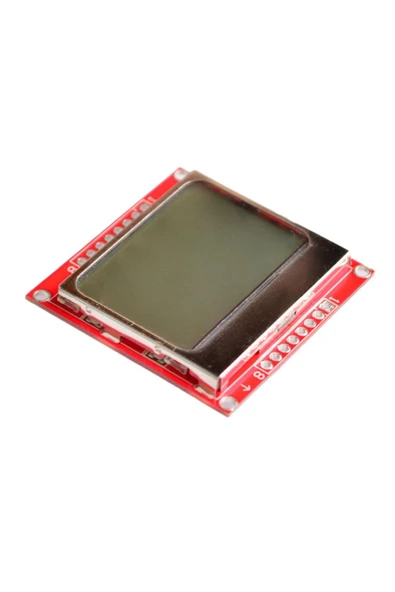 ROBİZ 5110 84x48 Lcd Modül  84 x 48 Pixel Grafik Lcd Display Ekran 5V Beyaz Arka ışık Gösterge Menü Resim - 5