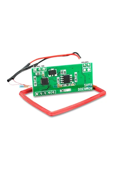 ROBİZ Rdm6300 125 Khz Rfıd Kart Okuyucu Kablosuz Manyetik Kart Okuyucu Em4100 Göstergeç Kimlik Stok - Resim 4
