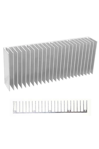 ROBİZ 15cm x 6cm x 2.5cm Alüminyum Metal Soğutucu Blok Radyatör Amfi Led Entegre Transistor Vga Ram Memory - Resim 3