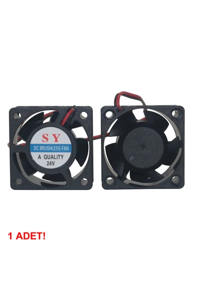 ROBİZ DC 24V FAN 40x40mm  0.1A 6000 Rpm 4x4cm Soğutucu Kuluçka Ekran Kartı Cooler Peltier - Resim 6