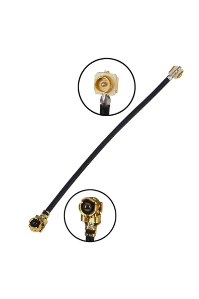 ROBİZ 15cm Ipex1 Erkek İpex1 Dişi RF Bağlantı Kablosu Altın Kaplama RF Anten Mhf1 UFL U.FL Mini PCIe - 5