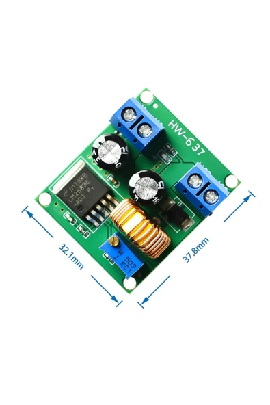 ROBA Lm2587 Ayarlı Voltaj Yükseltici Modül 40v 5a Step Up Boost Modül - Resim 8