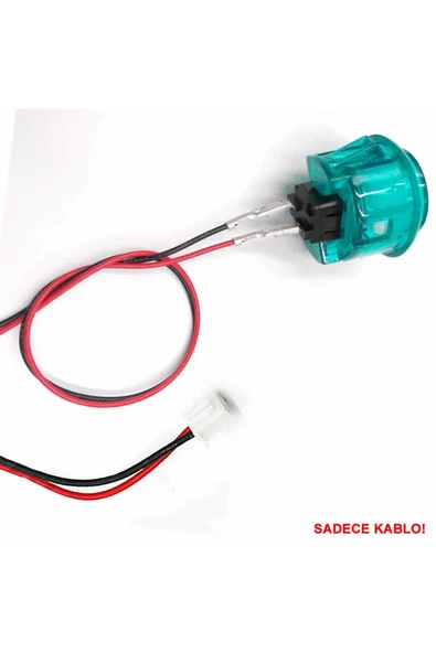 ROBİZ 5 Adet 30cm Buton Kablosu 2.8mm Terminal to 2.54mm Jst Soket Arcade PC Joystick Oyun Kol Konsol - 5