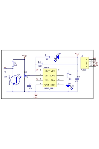 ROBİZ Alev Ateş Algılama Sensörü Flame Ir Infrared Kızılötesi Alarm - Resim 7