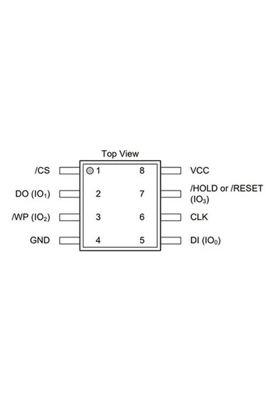 ROBİZ Winbond W25q128jvsıq 3.3v Spı 128m-bit Serial Flash Memory With - Resim 7
