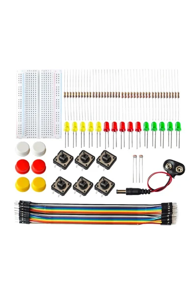 ROBİZ Elektronik Başlangıç Seti Arduino Starter Kit Breadboard Led ürün görseli