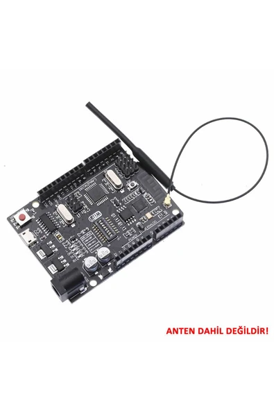 Alkatronik Arduino Uno R3 Wifi Esp8266 Ch340 Micro Usb 32mbit Kablosuz Internet - Resim 3