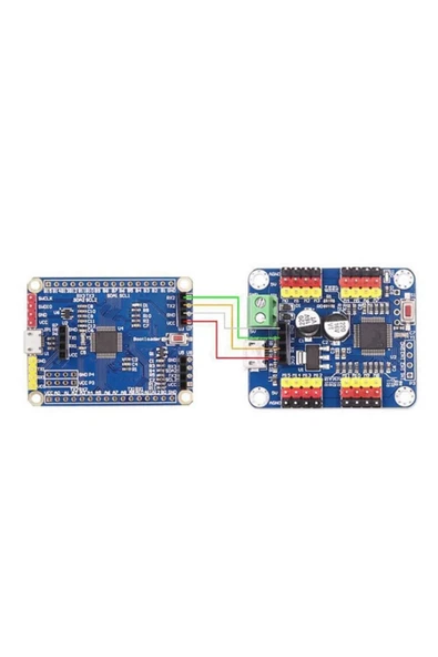 ROBİZ 16 Kanal Servo Motor Kontrol Kartı Robot Pwm Motor Sürücü Usb Ttl - Resim 6