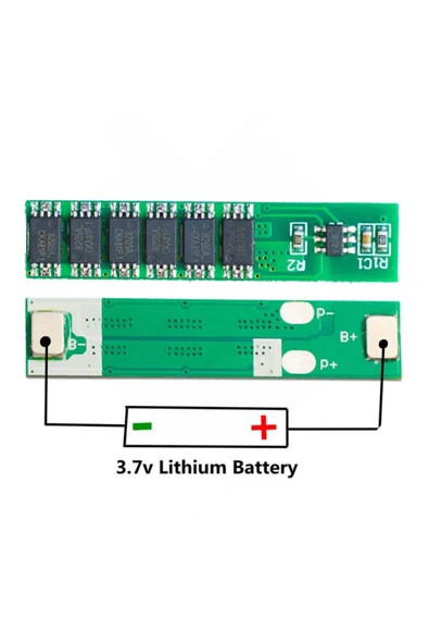 ROBİZ Bms 1s 15a Koruma Kartı 3.7v Lityum 18650 Pil Batarya Lipo Li-ion - 2