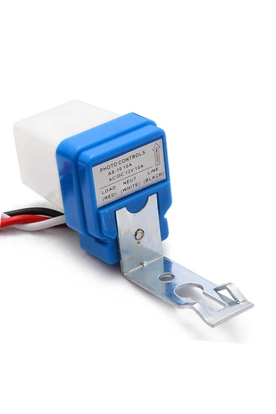 ROBİZ Aso-as-10 Fotosel Modül Dc 12v Sokak Bahçe Park Lambası Aydınlatma Işık Kontollü Röle Otomatik - Resim 6