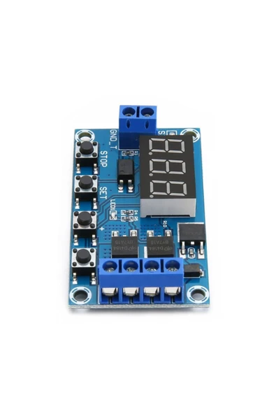 ROBİZ Zamanlayıcı Timer Modül Dual Mosfetli Gecikmeli Başlangıç 0-999sn - Resim 7