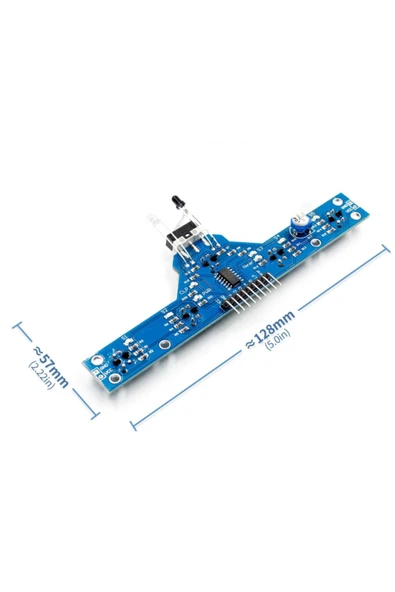 Alkatronik 5+1 Kanal Kızılötesi Ir Çizgi Izleme Takip Sensör Engel Algı Robot Araba - 8