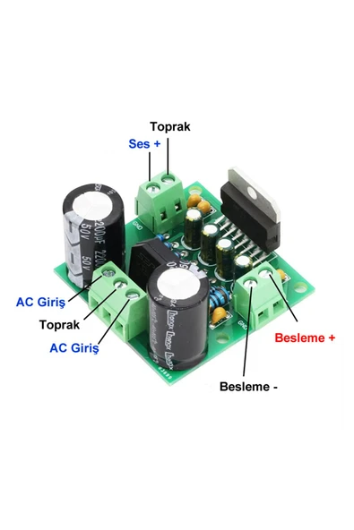 ROBİZ TDA7294 100W Dijital Amfi Modül  Yüksek Güç AC 12V 30V Tek Kanal Müzik Kuvvetlendirici Güçlendirici - Resim 2