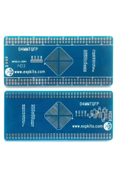 ROBİZ 0.4mm Tqfp To Dıp Çevirici Pcb Proto Pcb Pertenaks Prototip Devre ürün görseli