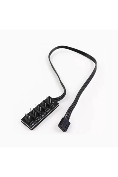 ROBİZ 40cm 5li Fan Port Çoğaltıcı Kart Cpu Soğutucu Güç Hub Uzatma - Resim 5