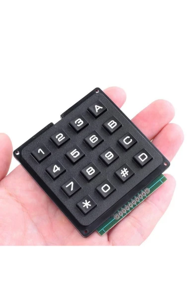 ROBİZ 4x4 Matrix Tuş Takımı Keyboard Keypad 16 Buton Alarm Şifre - Resim 3