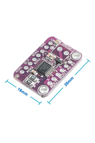 ROBİZ Drv8833 Step Motor Sürücü Modül Dc 10v 1.2a Pwm Çift H Köprü 2 Dc Motor 3d Yazıcı Robot Cnc Çizgi ürün görseli