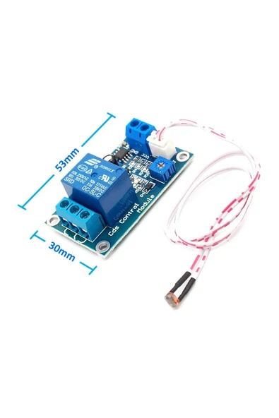 ROBİZ XH-M131 Ldr Işık Kontollü Röle 12V Gündüz Gece Algılayıcı Röle - Resim 6
